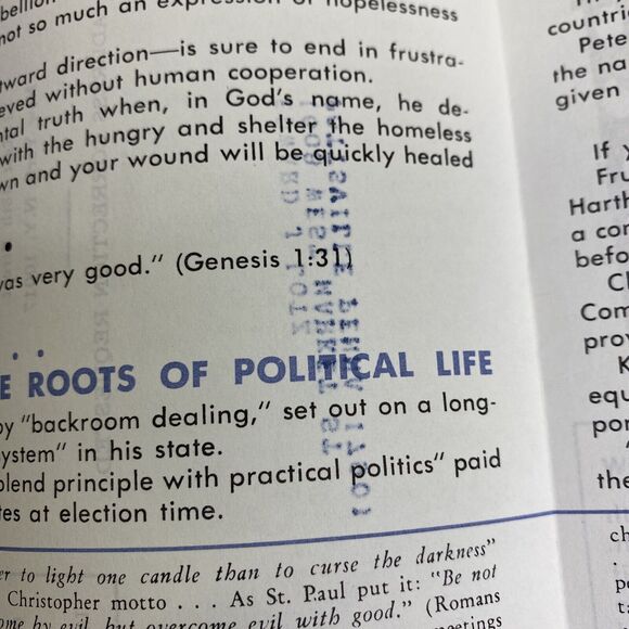 Vtg Jan Feb 1970 Christopher News Notes Pamphlet A Drop In The Bucket Political - Picture 6 of 11